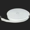 Classic Flat Elastic 19mm White