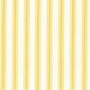 Ticking Stripe Cotton Fabric Print | Yellow