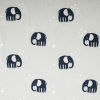 Cotton Rich Jersey Fabric | Glitter Detail - Elephant