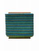 Cuffs Three 2mm Stripe | Aqua Greens