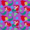 Disney Fleece Fabric | Little Mermaid & Flounder