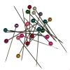 Pear Headed Craft Pins Assorted Colours