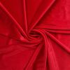 Velour Velvet Fabric | Red