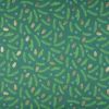 Jersey Cotton | Christmas Acorns Green - Foil