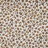 Jersey Cotton Fabric | Leopard Print Camel