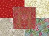Noel Metallic Christmas Fabric | Fat Quarter Pack 1