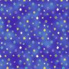 Laurel Burch Celestial Magic Fabric | Stars Blue