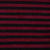 Chenille Knit Fabric | Stripe Bordeaux