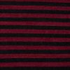 Chenille Knit Fabric | Stripe Bordeaux