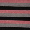 Chenille Knit Fabric | Stripe Multi Old Rose