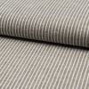 Linen & Rayon Smooth Weave Fabric | Thin Stripe Black