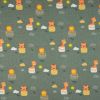 Jersey Cotton Fabric | Balloons Dusty Green