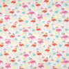 Jersey Cotton Fabric | Flamingo White