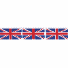 Union Jack Satin Ribbon - 35mm x 20m | Berisfords