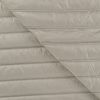 Premium Quilted Stripe Coating Fabric | Ivory