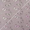 Light Reactive Jersey Fabric | Butterflies Lilac