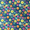 Japanese Asuka Fabric | Floral Blue