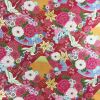 Japanese Fabric | Red Metallic