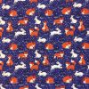 Jersey Cotton Fabric | Fox & Rabbit Winter Scene