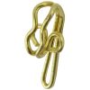 Curtain Hooks | Metal - Brass Plated | Multi Pack Options
