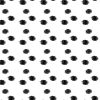 Viscose Twill Fabric | Chalk Dots On White