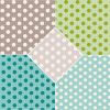 Tilda Medium Dots Classic Fabric | Fat Quarter Pack 3