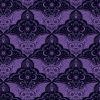 Cast A Spell Lewis & Irene Fabric | Floral Bat Purple