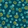 Jersey Cotton Fabric | Dots Petrol