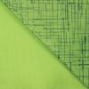 Soft Shell Fleece Fabric | Textured Print - Lime Green