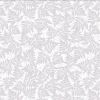 Extra Wide Fabric | Fern White & Light Grey