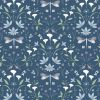Cassandra Connolly Water Garden Fabric | Graceful Reflections Nacy Blue