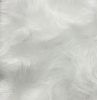 Long Pile Fur Fabric | White