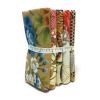 Japanese Fat Quarter Bundle | Curated 'Scraps' 5 Fat Qs! - Creams & Naturals