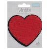 Motif - Red Heart Flip Sequin