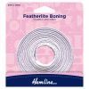 8mm Cotton Covered Polyester Boning - Featherlite | White