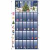 Woodland Christmas Fabric | Advent Panel Blue