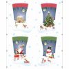 Woodland Christmas Fabric | Stocking Panel