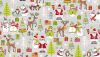 Makower Festive Christmas Fabric | Scene