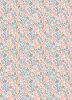 Flo's Little Flowers | Floral Leaves Pink & Blue