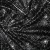 Foil Fabric Print Design | Halloween Spiders Web