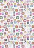 Hann's House Fabric | Summer Flowers White