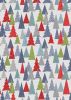 Hygge Christmas Fabric | Christmas Trees Red