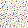 Printed Anti Pil Polar Fleece | Fun Star Ivory