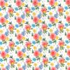 Cotton Print Fabric | Posy White