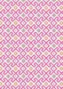 Lindos Fabric | Greek Tiles Pink with Copper