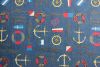Denim Fabric Print | Nautical