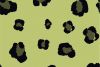 Organic Cotton Fleece | Leopard Yellow