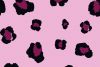 Organic Cotton Fleece | Leopard Pink