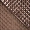 Quilted Coating Fabric Creased | Crosshatch Rose Gold