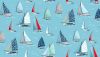 Sea Breeze Fabric | Yachts Sky Blue